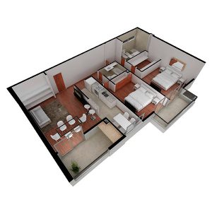 condo_pichincha_plano_3ambientes Condo Pichincha. 3 ambientes.